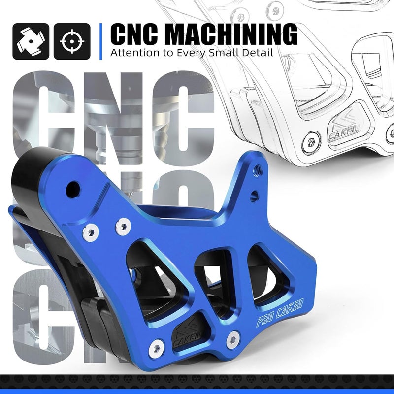 NICECNC Blue Motorcycle Chain Guide Aluminum Compatible with Husaberg FE FX TE 2009-2013,Compatible with Husqvarna 125-501 2014-2023，Compatible with Husky TC 85 2018-2019,See Fitment - Image 2